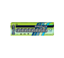 Батарейка «Ergolux» Alkaline LR6 BP-12   (12*АА-блистер  60 комп.)/11749/870990
